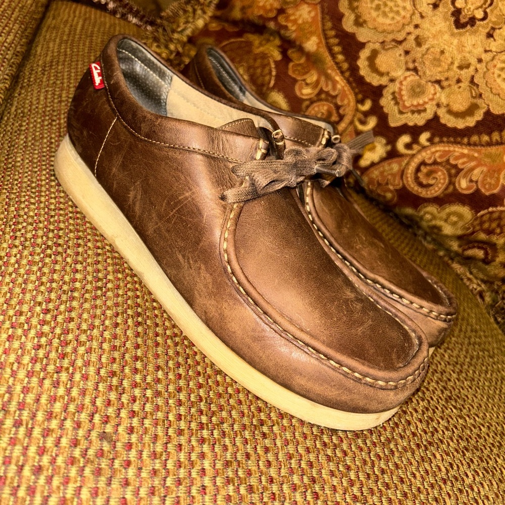 Clarks Brown Leather Men's Shoes